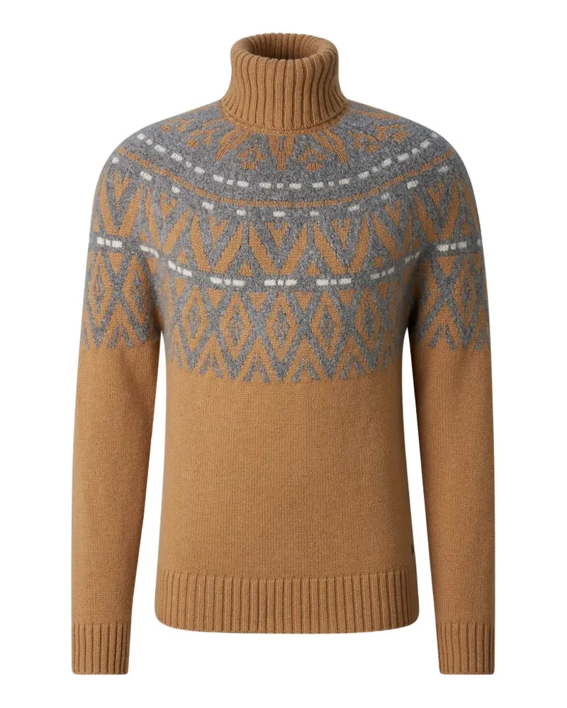 Bogner Roxter Kaschmirpullover aus Bouclé-Strick - Nude Nude