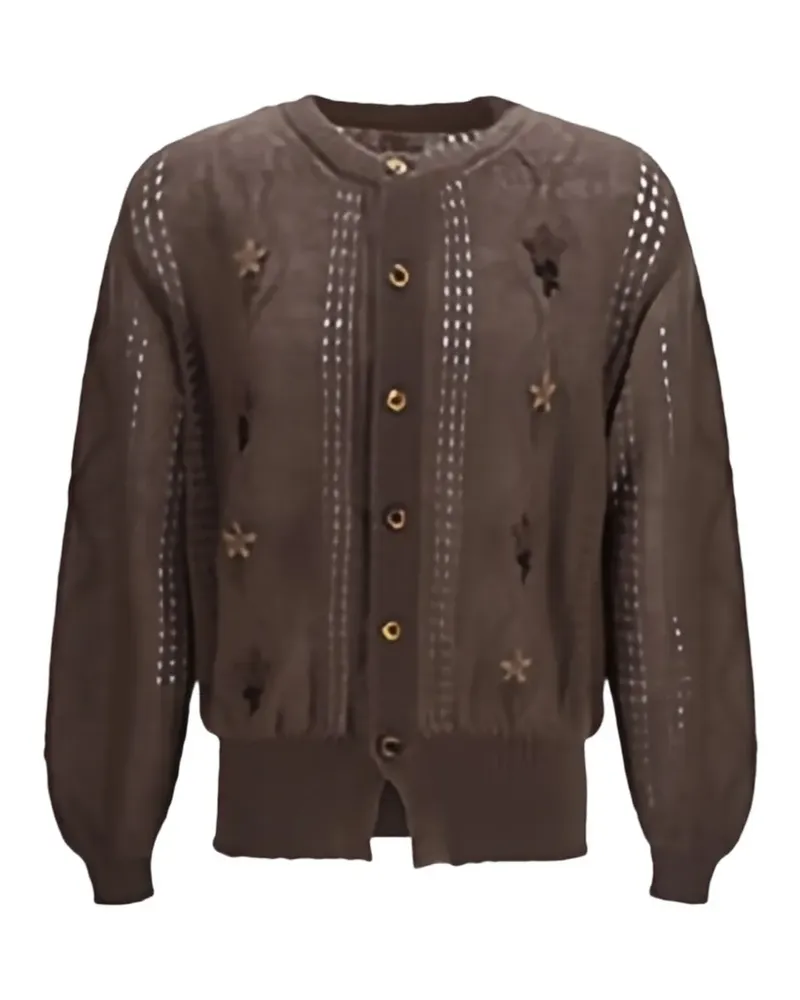 Magliano Cardigan mit Zopfmuster - Braun Braun