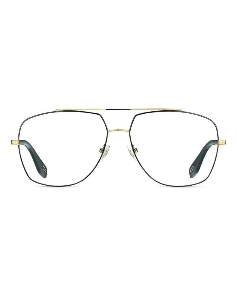 Marc Jacobs full-rim pilot glasses - Gold Gold