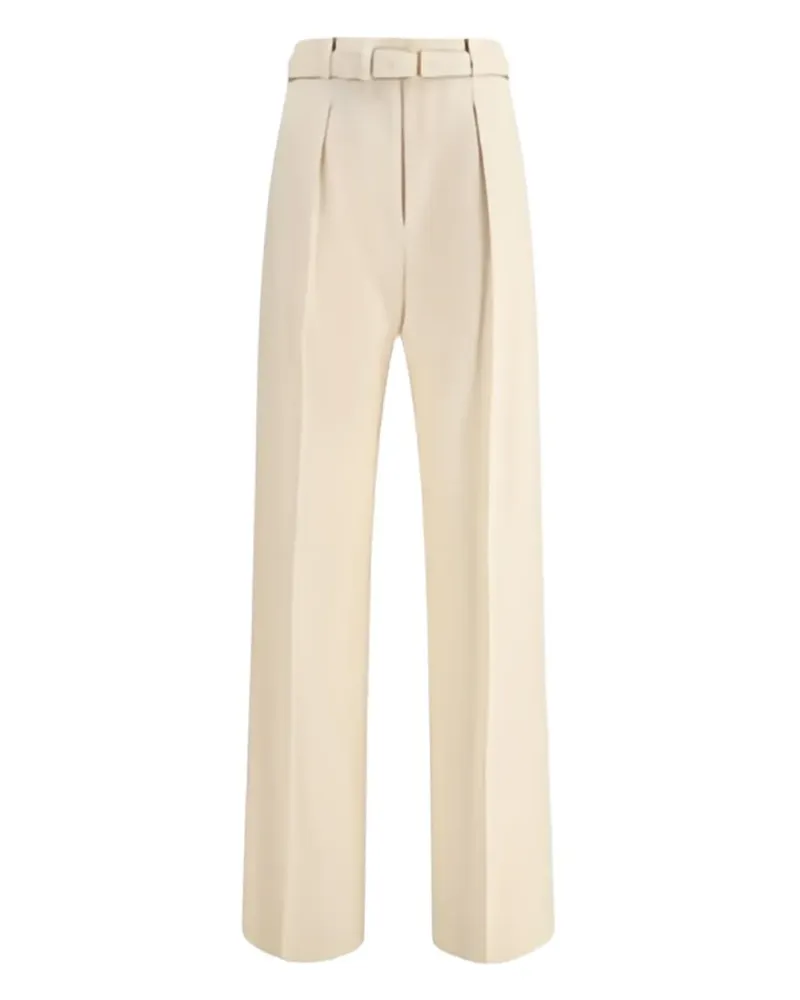 Loro Piana Edward Hose mit Gürtel - Nude Nude