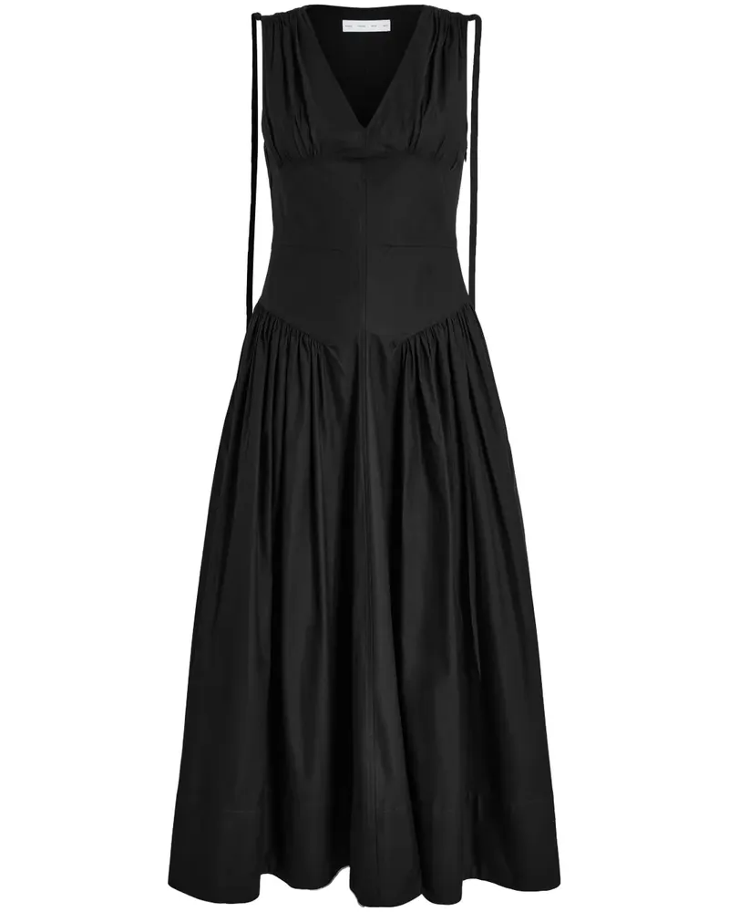 Proenza Schouler Clayton Maxikleid - Schwarz Schwarz
