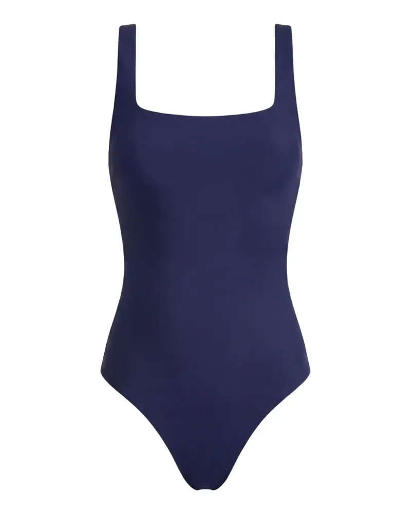 BONDI BORN Margot Badeanzug mit eckigem Ausschnitt - Blau Blau