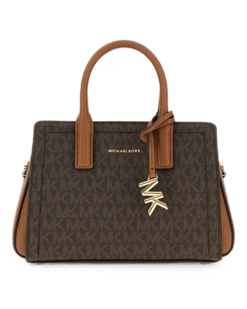 Michael Kors logo-print monogram tote bag - Braun Braun