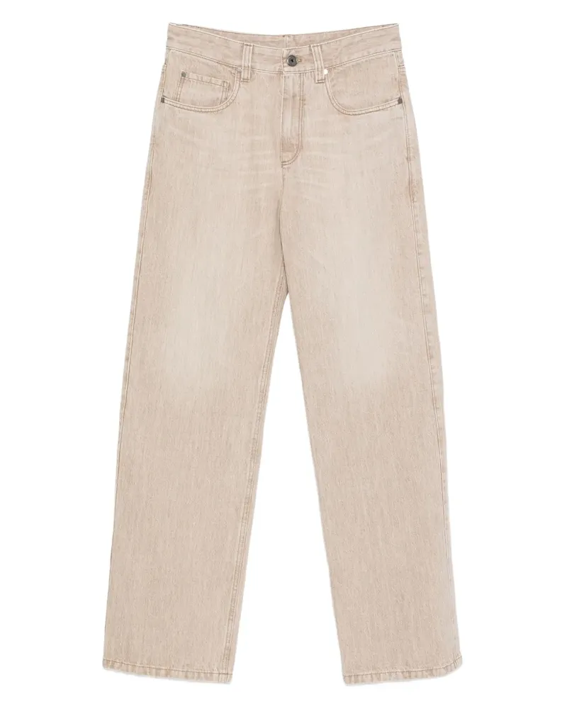 Brunello Cucinelli Ausgeblichene Jeans - Nude Nude
