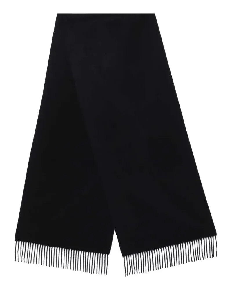 Destin fringed cashmere scarf - Schwarz Schwarz