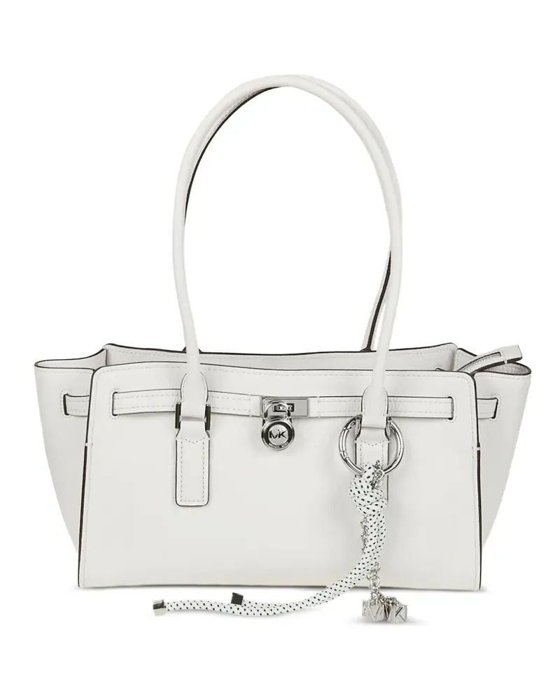 Michael Kors Hamilton leather shoulder bag - Weiß Weiß