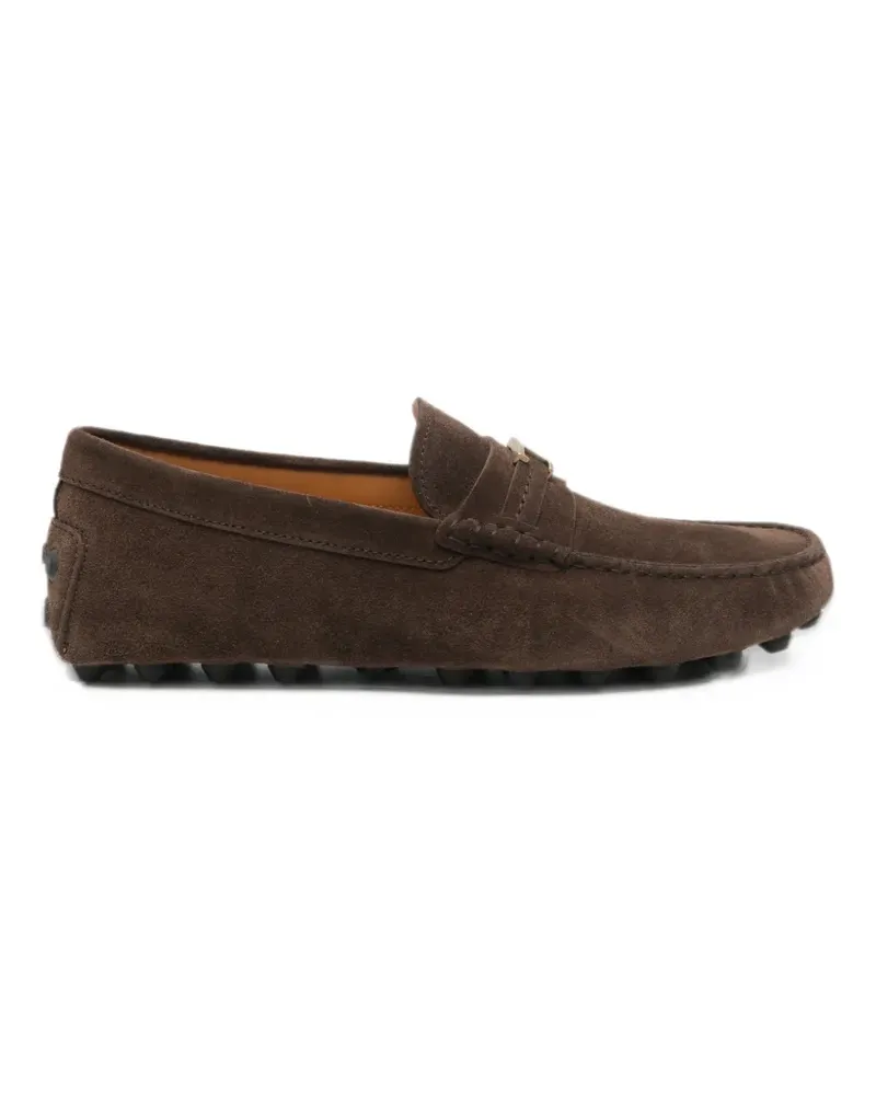 TOD'S Gommino T Timeless Loafer aus Wildleder - Braun Braun