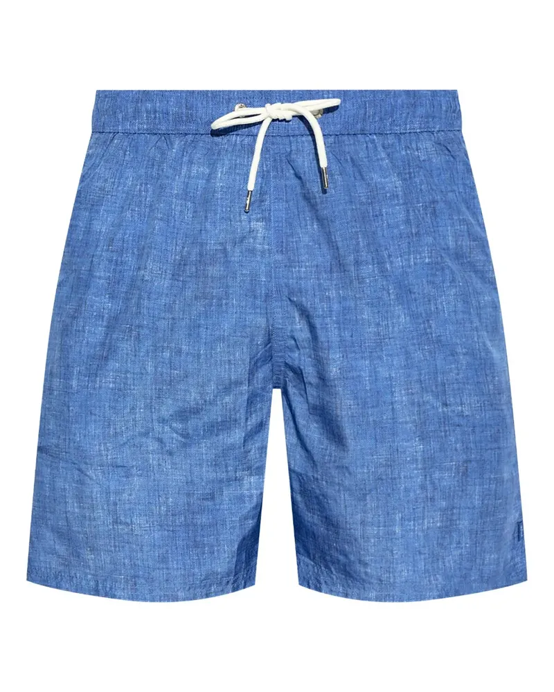 Paul & Shark Badeshorts mit Anhänger-Detail - Blau Blau
