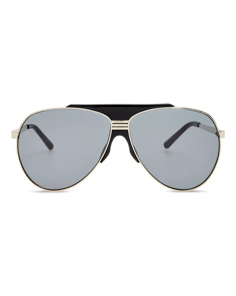 ATTICO x Linda Farrow Amelia Sonnenbrille - Silber Silber