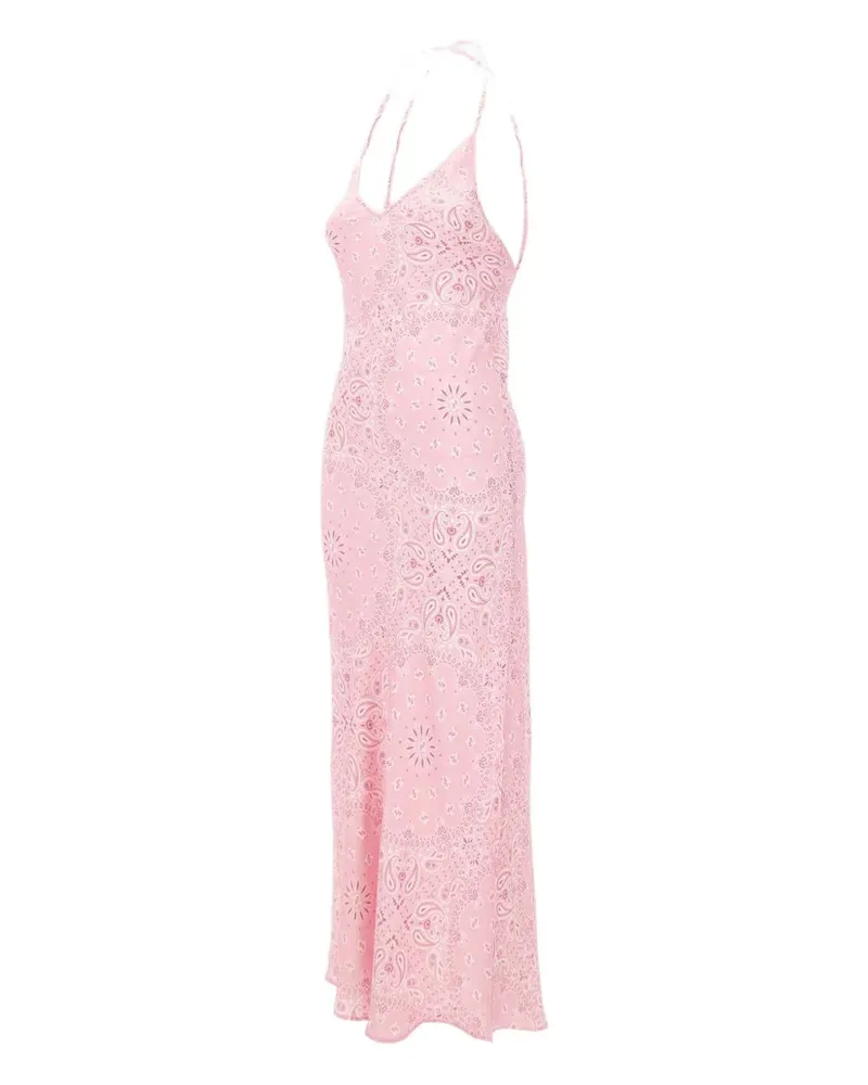 MC2 Saint Barth Camisole-Kleid mit Paisley-Print - Rosa Rosa