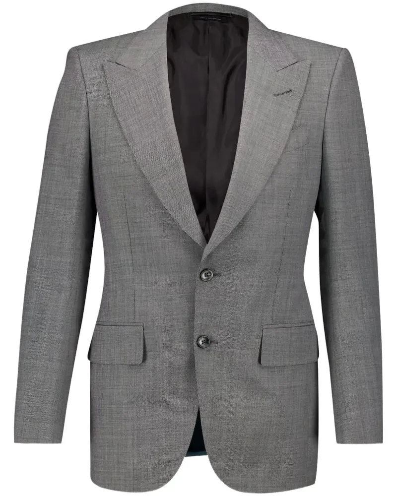 Tom Ford Einreihiges Sakko - Grau Grau