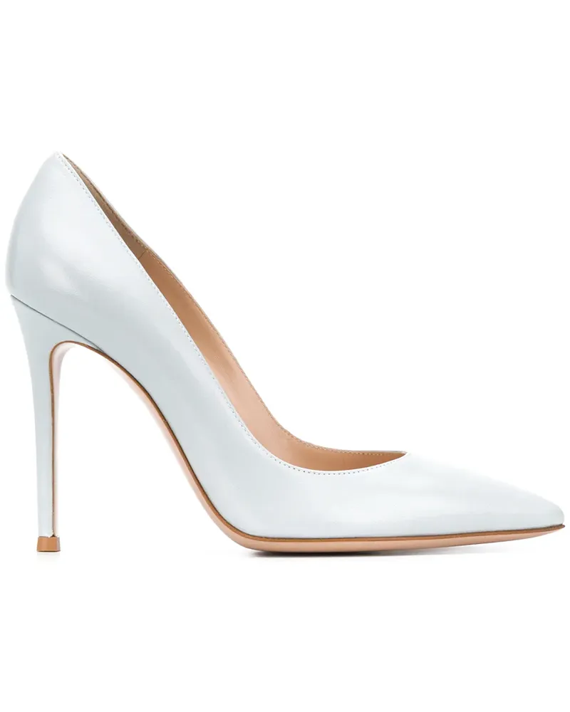 Gianvito Rossi 105' Pumps mit spitzer Kappe - Blau Blau
