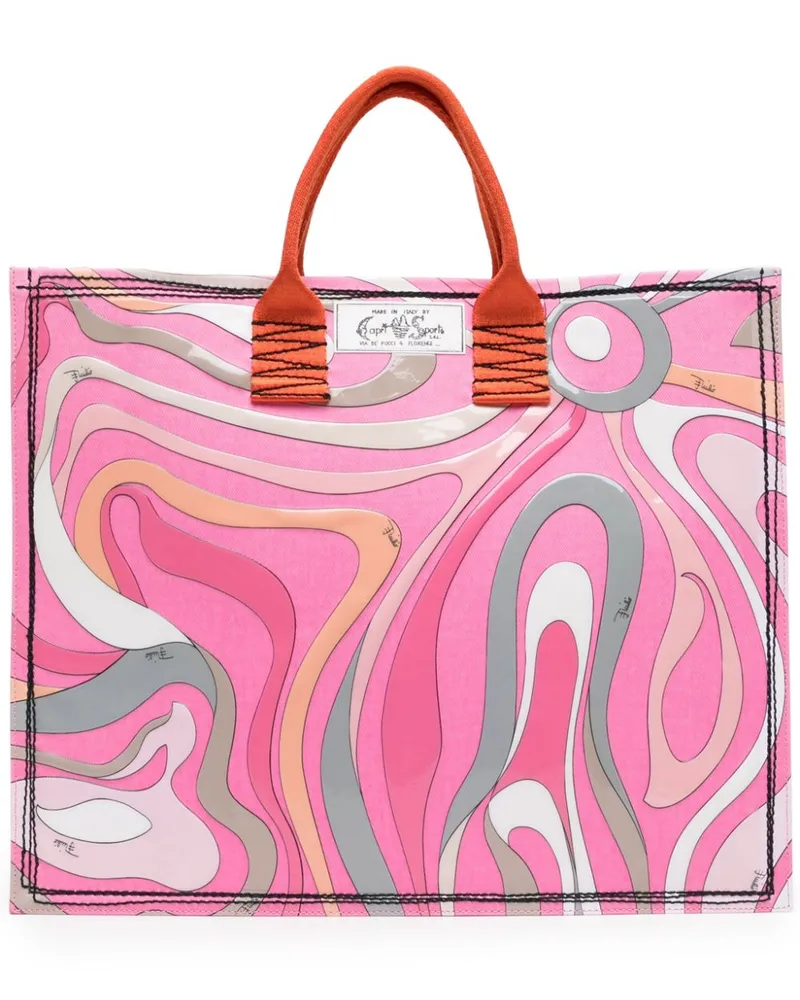 Emilio Pucci Oberteil mit Print Rosa