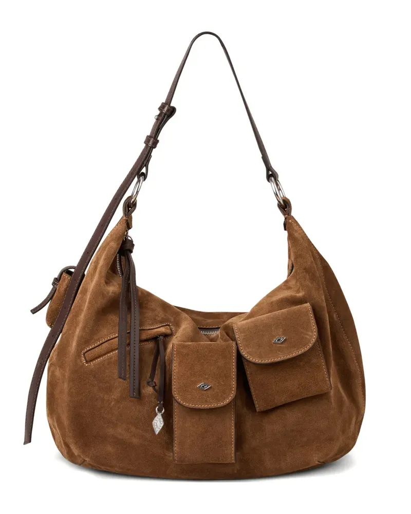 ba&sh Arya Schultertasche - Braun Braun