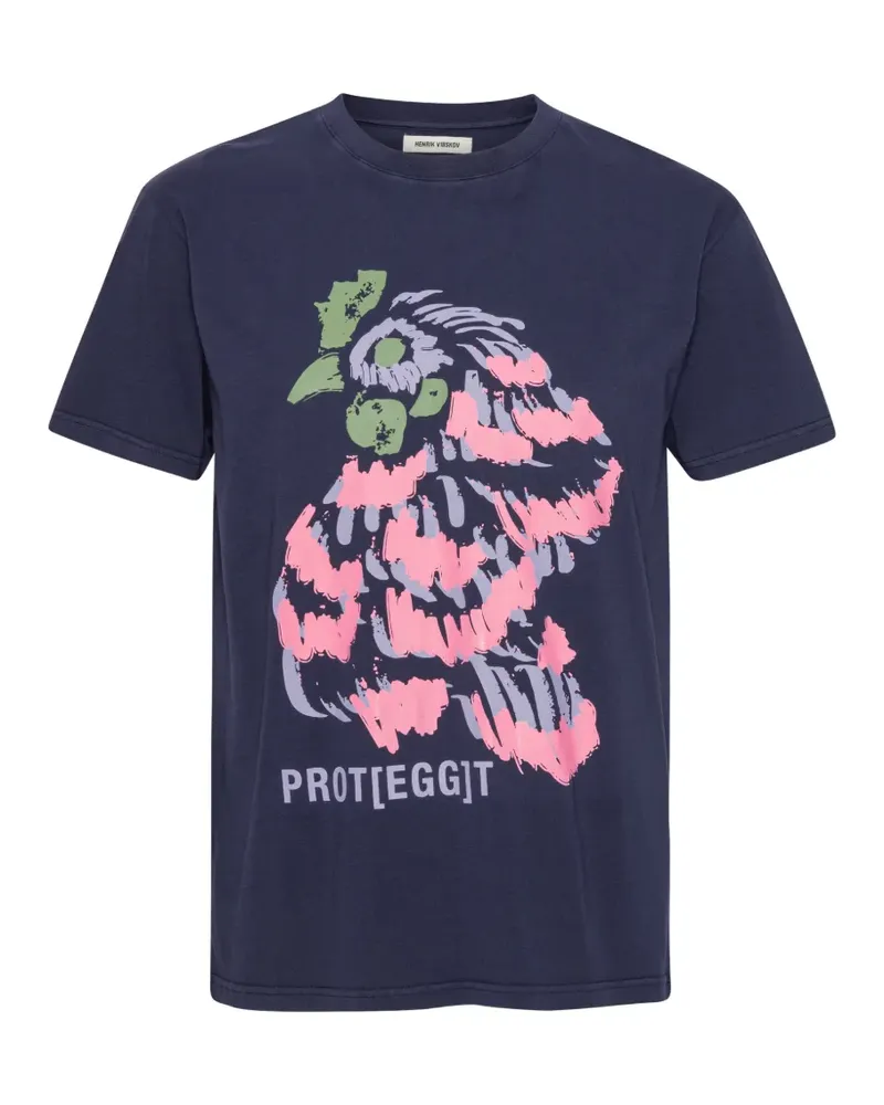 Henrik Vibskov Protegg T-shirt - Blau Blau