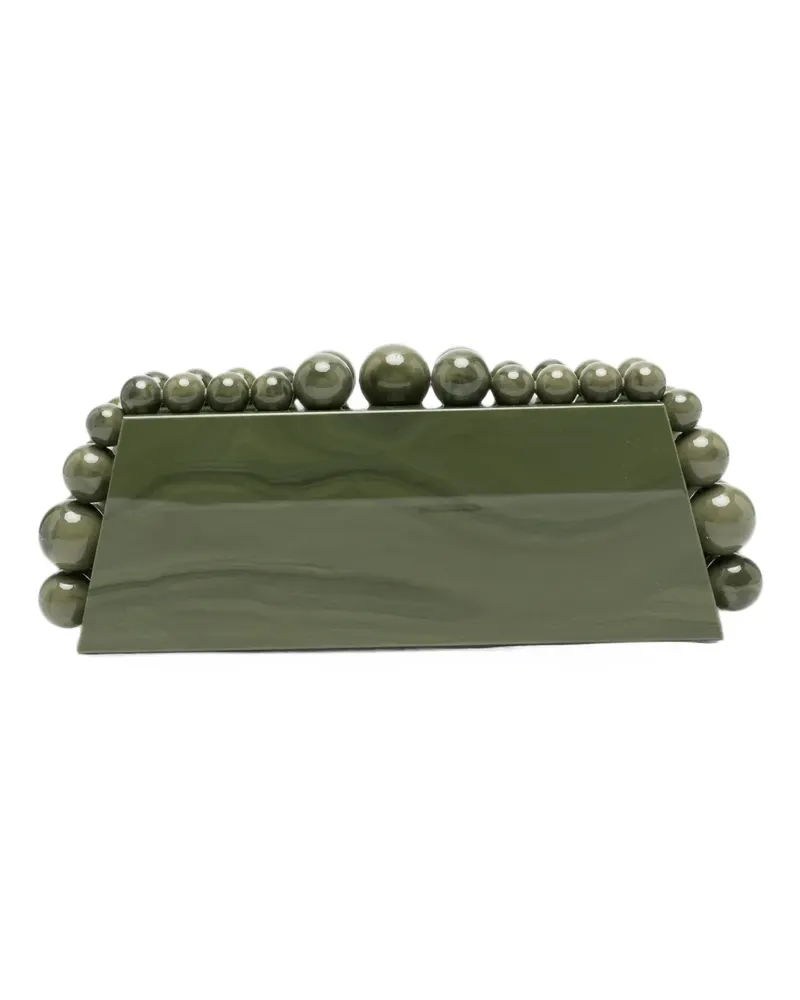 Cult Gaia Marmorierte EOS Clutch - Grün Grün