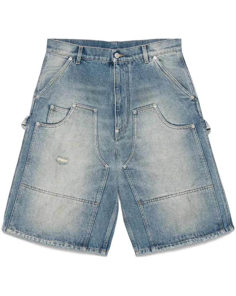 Moschino Klassische Jeans-Shorts - Blau Blau