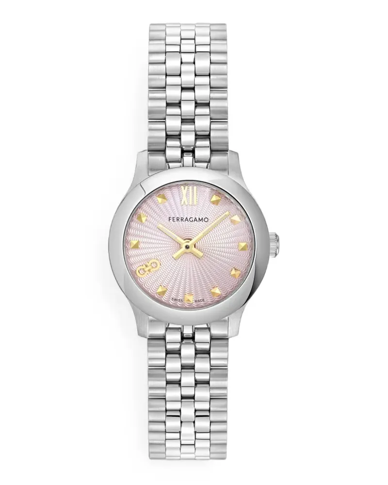 Ferragamo Duo Armbanduhr 25mm - Rosa Rosa