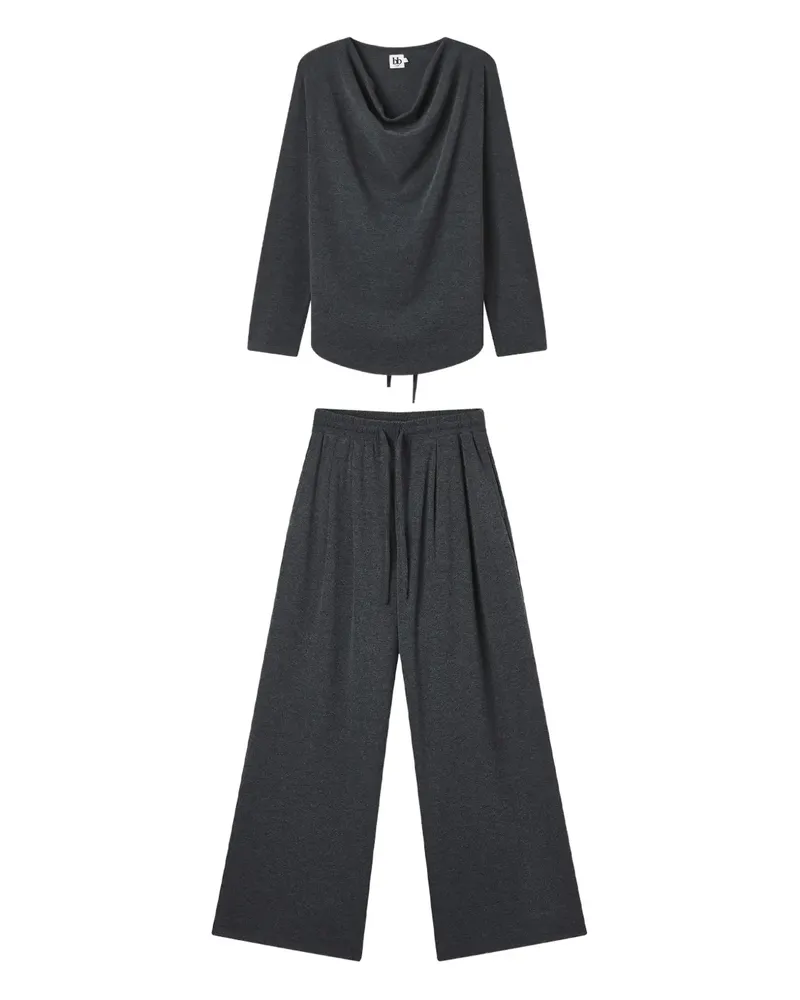 b+ab tie-waist tracksuit - Grau Grau