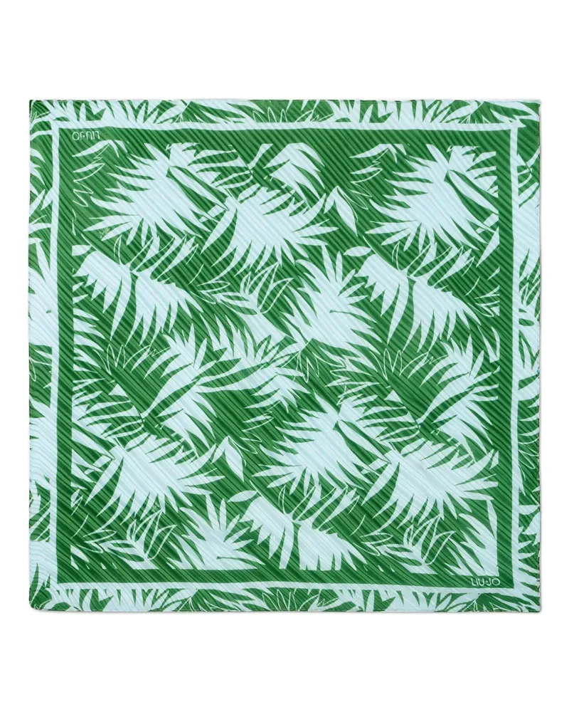 Liu Jo Schal mit Print - Grün Grün