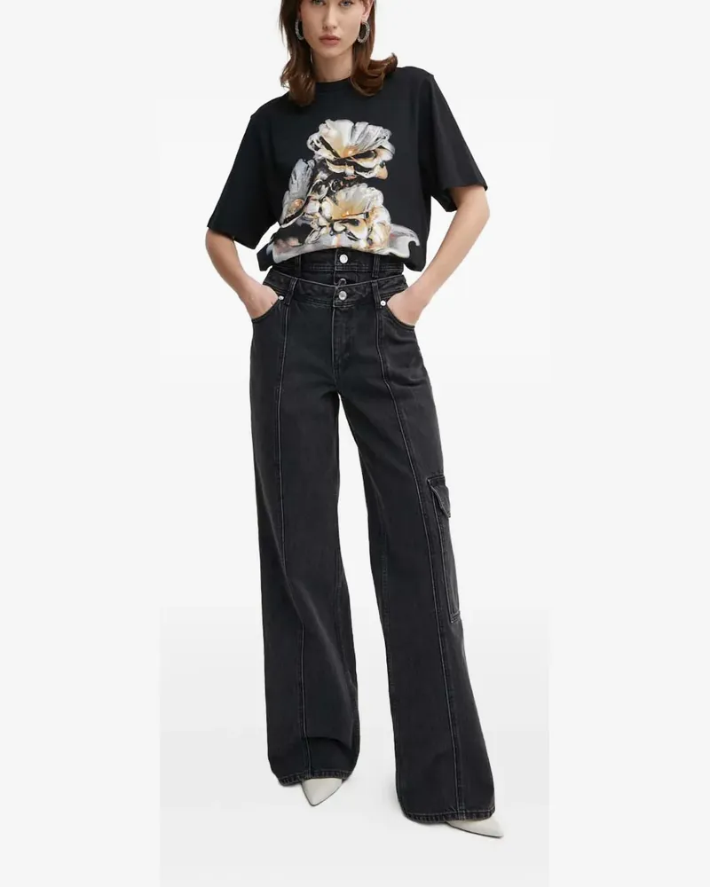 Stine Goya Jeans mit aufgesetzten Taschen - Schwarz Schwarz