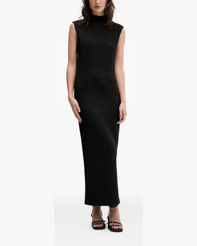 HUGO BOSS Naired midi dress - Schwarz Schwarz