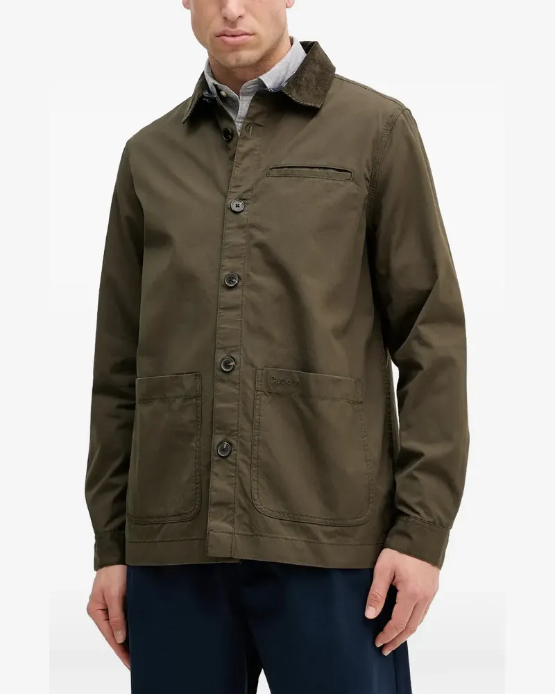Barbour Hemd mit Cordkragen - Grün Grün