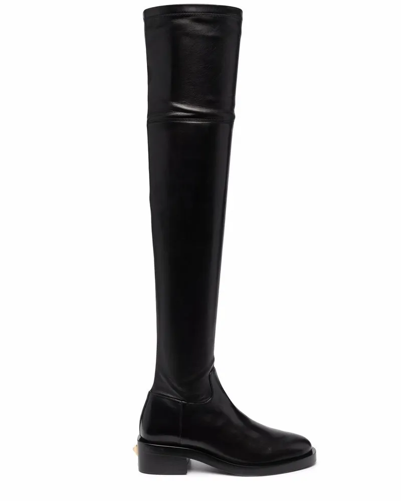 Valentino Garavani Rockstud Stiefel Schwarz