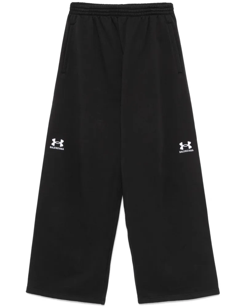 Balenciaga x Under Armour® Jogginghose mit weitem Bein - Schwarz Schwarz