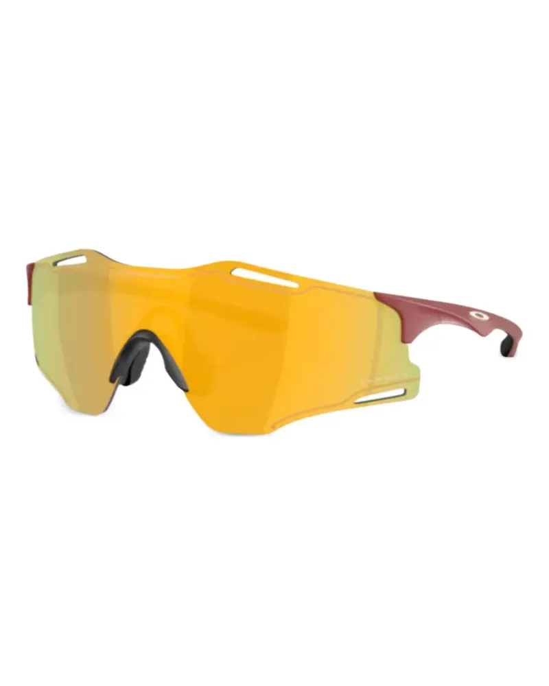 Oakley Sonnenbrille mit Shield-Gestell - Rot Rot