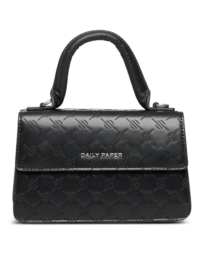 Daily Paper Mini Meru Tote Bag - Schwarz Schwarz