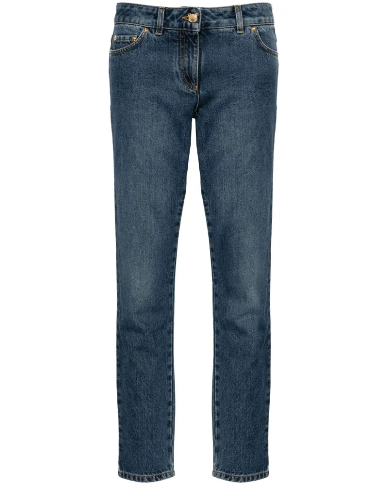 Moschino Klassische Skinny-Jeans - Blau Blau