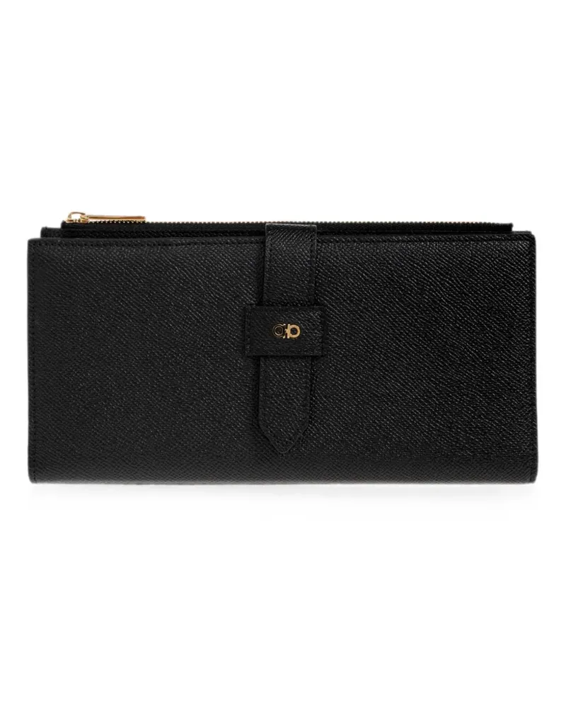 Ferragamo Gancini document holder - Schwarz Schwarz