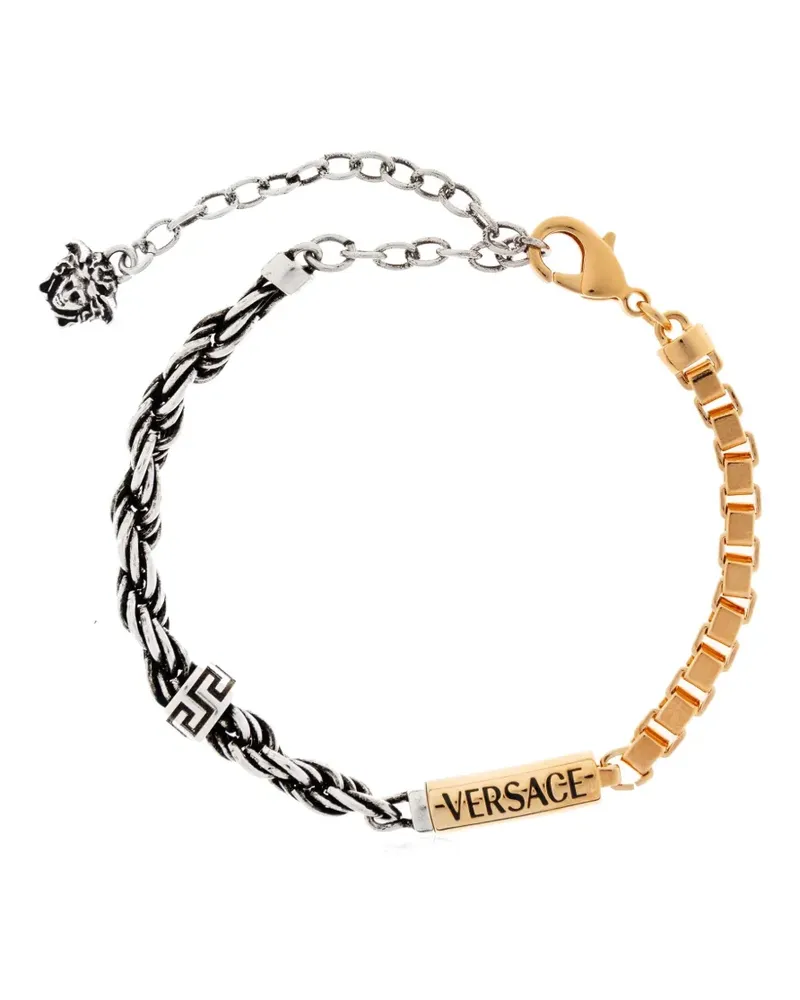 Versace Armband mit Logo-Schild - Gold Gold