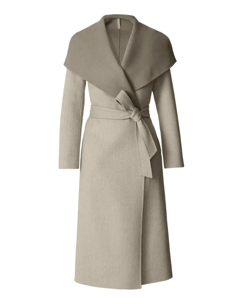 Mackage Mai-Hb shawl belted coat - Nude Nude