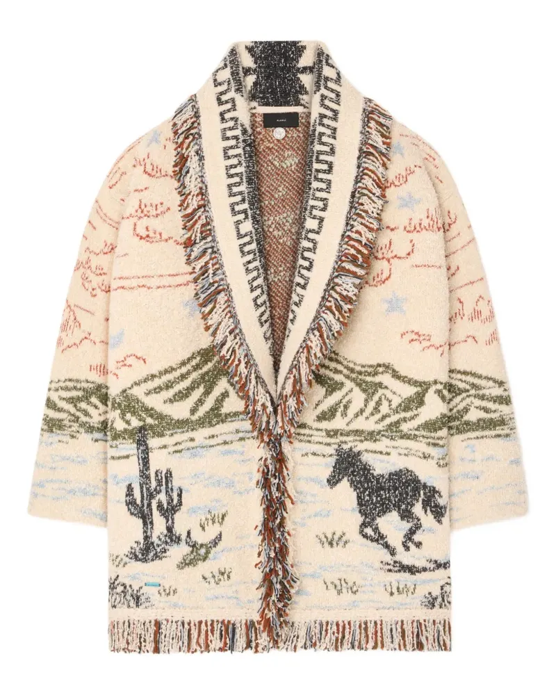 Alanui Sunset Riders Cardigan - Nude Nude