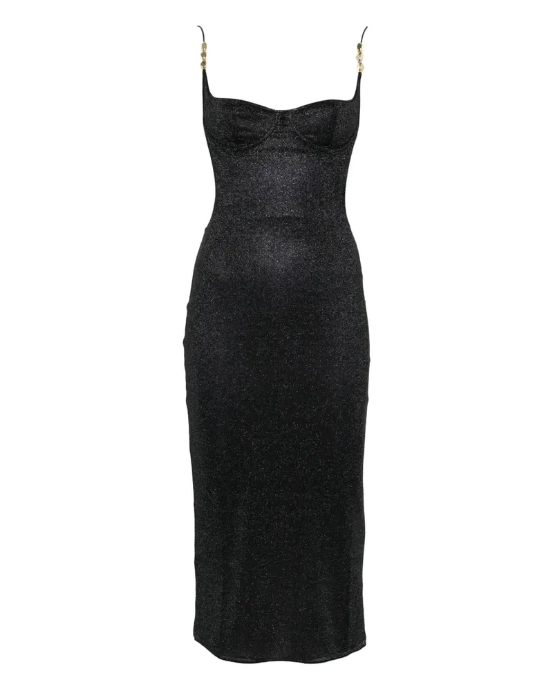 Oséree Glazed Lumière Kleid - Schwarz Schwarz