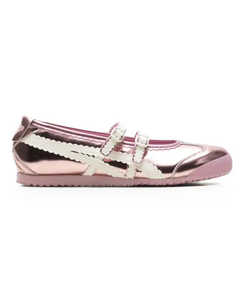 Onitsuka Tiger Mexico 66 metallic-effect sneakers - Rosa Rosa