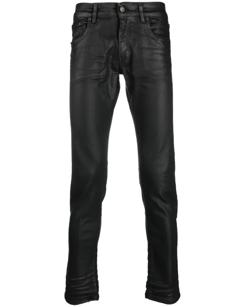 Salvatore Santoro Dunkle Slim-Fit-Jeans - Schwarz Schwarz