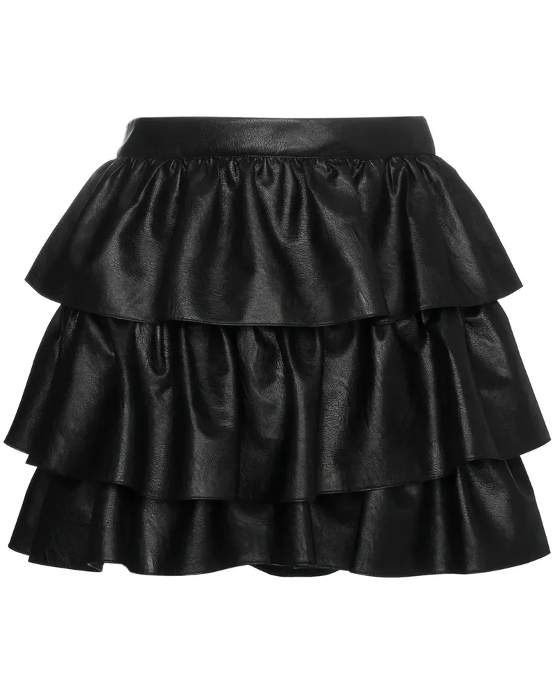 Stella McCartney Minirock im Lagen-Look - Schwarz Schwarz