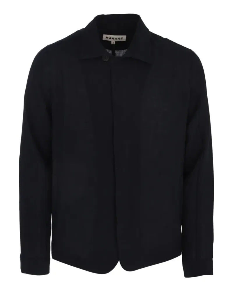 Marané Lucas Hemdjacke aus Wildleder - Blau Blau