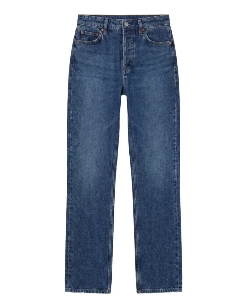 Reformation Cynthia Straight-Leg-Jeans - Blau Blau