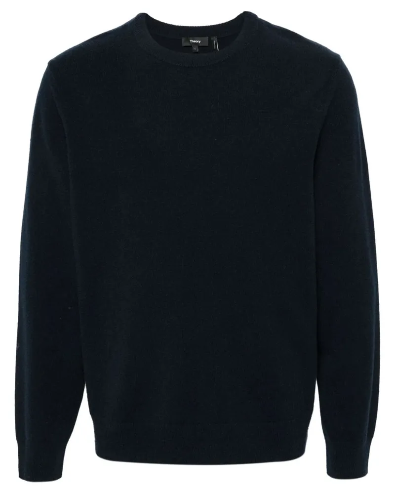 Theory Hilles Pullover aus Kaschmir Blau