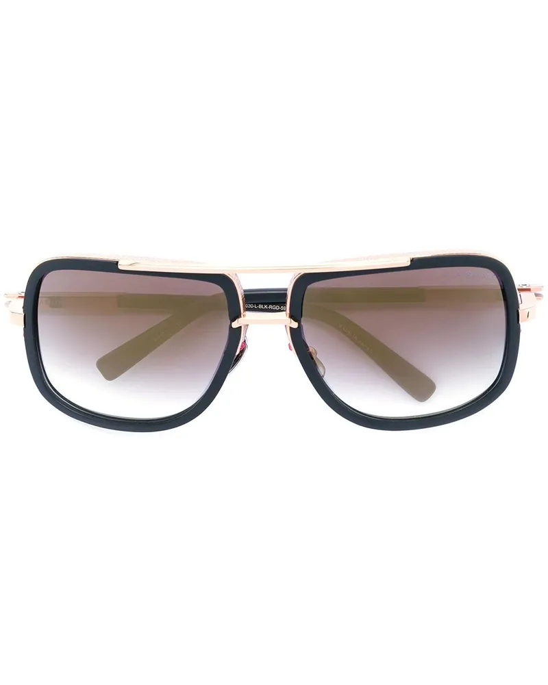 DITA Sonnenbrille in Oversized-Passform - Schwarz Schwarz