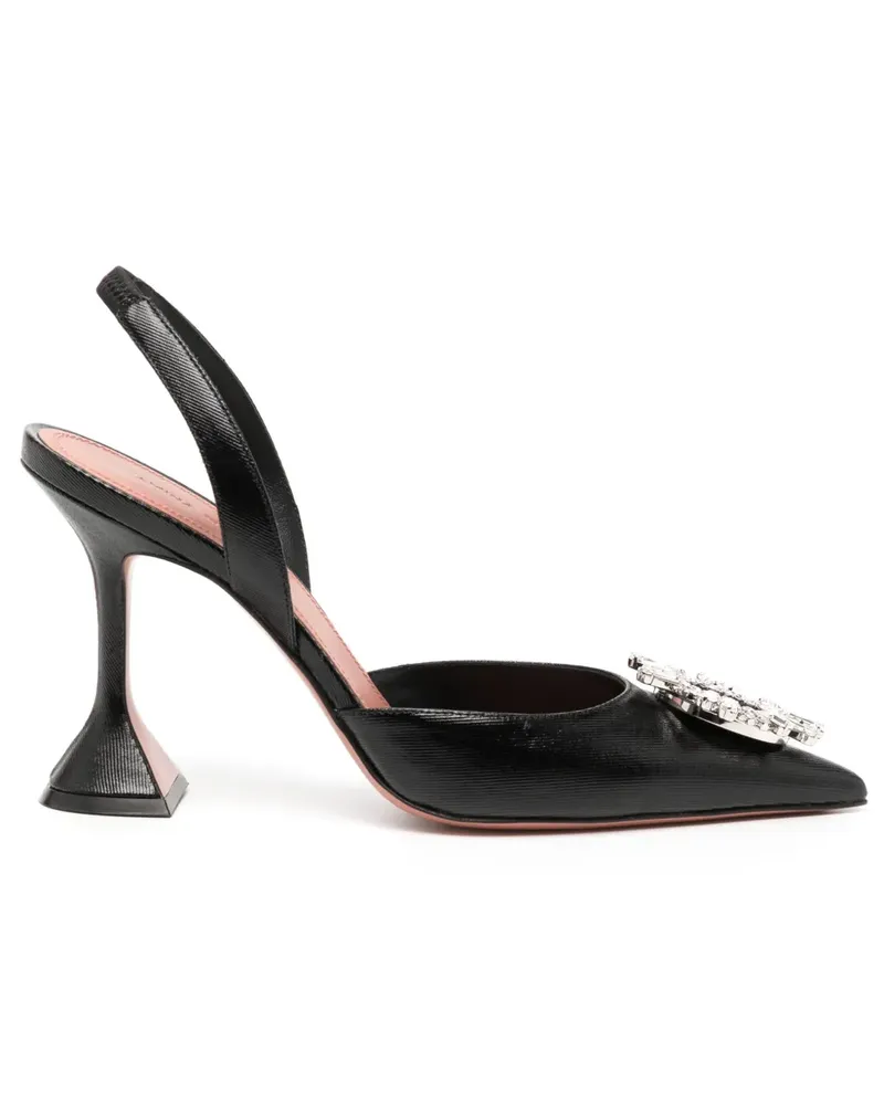 Amina Muaddi Begum Pumps 95mm - Schwarz Schwarz