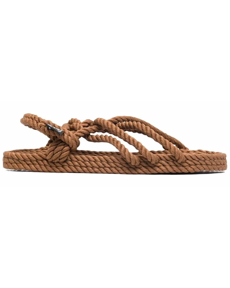 Nomadic State of Mind Sandalen mit Kordelriemen Braun