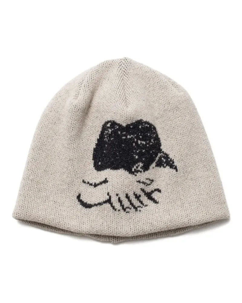 Carne Bollente Head Meets Heart Beanie - Nude Nude