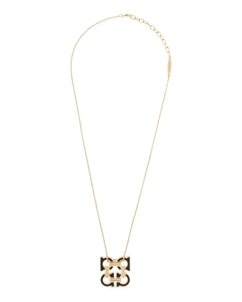 Ferragamo Halskette mit Logo-Anhänger - Gold Gold