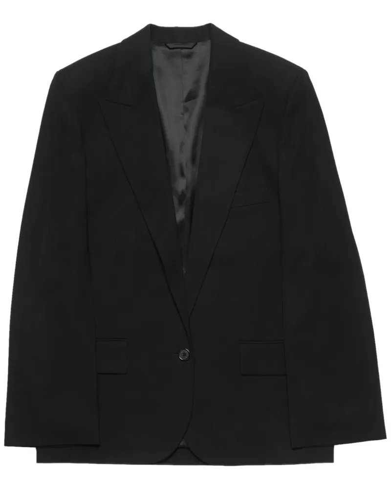 Acne Studios Einreihiges Sakko - Schwarz Schwarz