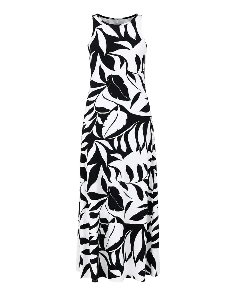 Max Mara floral-print sleeveless maxi dress - Weiß Weiß